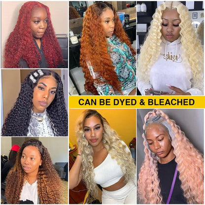 13x4 13x6 Hd Highlight Body Wave Lace Front Wig For Women Remy P4/27 Ombre Human Hair Lace Frontal Human Hair Wigs Choice Glue