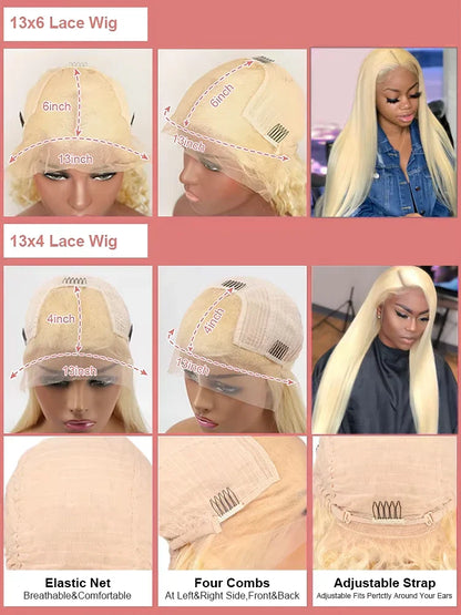 Deep Loose Wave Transparent Curly Wigs