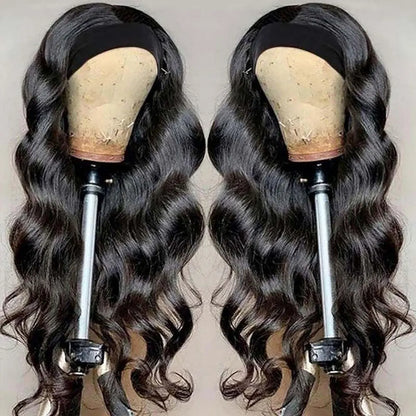 30 40 Inch Headband Wig Human Hair Body Wave Wig 200% Density Remy Human Hair Wigs For Black Women Brazilian Ready To Wear Wig