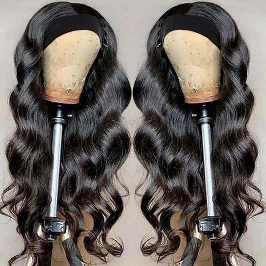 30 40 Inch Headband Wig Human Hair Body Wave Wig 200% Density Remy Human Hair Wigs For Black Women Brazilian Ready To Wear Wig