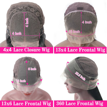 Deep Wave Frontal Curly Wigs